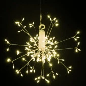 ***Гирлянда на бат "Разряд молнии" 120 ламп LED, d - 30 см, 2 реж.,20/ 80 см Т/белый 183-0229 - КОЛОРЛОН ВТД Новосибирск