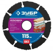 Отрезной круг ЗУБР для УШМ для строительной древесины с гвоздями, 115 мм/22,2мм 36859-115_z01 - КОЛОРЛОН ВТД Новосибирск
