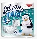 Familia Trio Белая (4шт) 3 слоя Туалетная бумага - КОЛОРЛОН ВТД Новосибирск