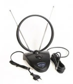 Антенна комнатная Сигнал DVB-T2 и ДМВ+МВ активная  SAI-208, усы 1м, кабель 3м - КОЛОРЛОН ВТД Новосибирск