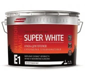 Краска для потолков PARADE  SUPER WHITE E1 база А  2,7л Россия - КОЛОРЛОН ВТД Новосибирск