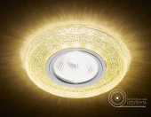 S290 GD хром/топаз/MR16+3W(LED WHITE) Точечный светильник - КОЛОРЛОН ВТД Новосибирск