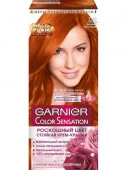 Garnier Color sensation 7.40 Янтарный Ярко-Рыжий Краска для волос - КОЛОРЛОН ВТД Новосибирск