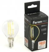 6W 960LM 175-265V E14 2700K G45 прозрачная, LB-1706 Feron - КОЛОРЛОН ВТД Новосибирск