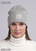 CLEVER 444173ак Шапка женская, *, Меланж св.серый - КОЛОРЛОН ВТД Новосибирск