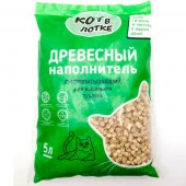 КОТ в лотке наполнитель древесный 5 л - КОЛОРЛОН ВТД Новосибирск