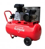 ELITECH Компрессор КПР 50/360/2.2, 320л/мин-вход, 2,2кВт, 220В,  8bar, масляный,  50л, ремённый - КОЛОРЛОН ВТД Новосибирск