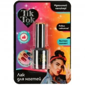 Лак для ногтей черный, 10 мл TIK TOK GIRL  LK61769TTG - КОЛОРЛОН ВТД Новосибирск