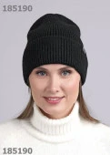 CLEVER 444184ап Шапка женская, *, Черный - КОЛОРЛОН ВТД Новосибирск