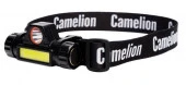 Camelion LED53405 (фонарь налоб, аккум 3,7В, димм, черный, XPE + COB LED, 3 Вт, 2 реж, магн, бл) - КОЛОРЛОН ВТД Новосибирск