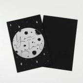 Открытка на черном крафте You are my galaxy, 10 х 15 см   4822250 - КОЛОРЛОН ВТД Новосибирск