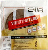 Sila/Сила D 6, 14Х12, уплотнитель самоклеящийся, черный, (1к-25шт.) - КОЛОРЛОН ВТД Новосибирск