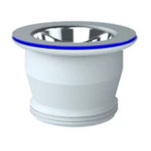 ***E33 Выпуск 1.1/2" (нерж чашка диам.70 мм, винт 80 мм.)  Юникорн(М) - КОЛОРЛОН ВТД Новосибирск