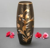 Ваза "Золтой узор" 8х11х26 см   2728012 - КОЛОРЛОН ВТД Новосибирск