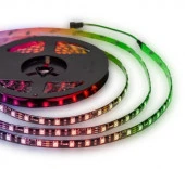 10-98 Комп-т 24В 144Вт/м smd5050 60д/м IP65 10мм(черная)5м RGB(адаптер контроллер с пультом) - КОЛОРЛОН ВТД Новосибирск
