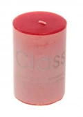 Свеча "Classic" 5*7,5см цвет красный ZD-002 - КОЛОРЛОН ВТД Новосибирск