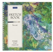 60Тт4Aгр_24056 "Premium" Тетрадь SketchBook 60л А4ф 210х210мм 120г/кв.м б/лингр- For Art- - КОЛОРЛОН ВТД Новосибирск