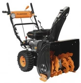 Снегоуборочник бенз. CARVER STG 7056EL  (7.0HP, 56x43, 6F/2R, до12m, колеса 14", эл/старт, LED-фара) - КОЛОРЛОН ВТД Новосибирск