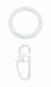 Кольцо D16 Ост с крючком, белый (уп.10шт) - КОЛОРЛОН ВТД Новосибирск