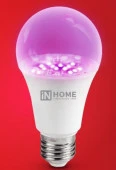 Лампа светодиодная LED-A65-ФИТО 25Вт 230В Е27 IN HOME - КОЛОРЛОН ВТД Новосибирск