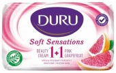 Duru 1+1 SOFT SENS мыло "Розовый грейпфрут" 80г - КОЛОРЛОН ВТД Новосибирск