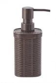 SWP-0690CH-A Дозатор жид.мыла ROTANG шоколад, пластик SWP-0690CH-A - КОЛОРЛОН ВТД Новосибирск