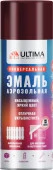 ULTIMA, ВИННО-КРАСНЫЙ RAL 3005, эмаль аэрозольная универсальная, 520 мл (1 уп - 12 шт.) - КОЛОРЛОН ВТД Новосибирск