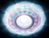 ***S213 PR хром/перламутровый /MR16+3W(LED COLD) - КОЛОРЛОН ВТД Новосибирск
