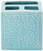 SWTK-1053B Стакан для зуб.щеток TIFFANY, керамика - КОЛОРЛОН ВТД Новосибирск