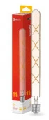 Лампа LED-T30-deco gold 11Вт 230В Е27 3000К 1160Лм 300мм золотистая IN HOME - КОЛОРЛОН ВТД Новосибирск