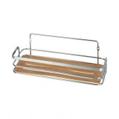 Полка для ванной комнаты одинарная, Wood FOR-WOD01 - КОЛОРЛОН ВТД Новосибирск