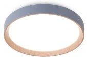 Светильник с пультом FZ1320 GR/LWD серый/светлое дерево IP20 41W 3000-6400K D390*70 (ПДУ ИК) - КОЛОРЛОН ВТД Новосибирск
