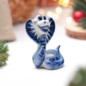 Сувенир "Кобра Зена", гжель, 7,3 см 10549192 - КОЛОРЛОН ВТД Новосибирск