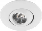 1W Led 29581 LN006, 4000К, белый, поворотный светильник - КОЛОРЛОН ВТД Новосибирск