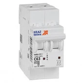 KEAZ 2P C 63А 4.5кА Автомат OptiDin BM63 326809 - КОЛОРЛОН ВТД Новосибирск