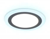 ***LED светильник с подсветкой DCR363 6W+3W 4200K/6400K 85-265V D145*28 - КОЛОРЛОН ВТД Новосибирск