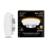 Лампа Gauss GX53 8W 680lm 3000K LED - КОЛОРЛОН ВТД Новосибирск