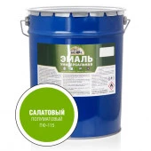 ЭКСПЕРТ Эмаль универсальная алкидная полуматовая Салатовая (25кг) - КОЛОРЛОН ВТД Новосибирск
