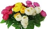 Цветы искусственные Букет Роз пионовидных 28см - КОЛОРЛОН ВТД Новосибирск