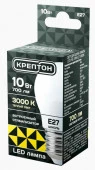 10W Лампа КРЕПТОН LED P45 10W E27 3000K шарик - КОЛОРЛОН ВТД Новосибирск