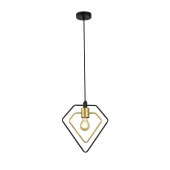 Подвесной светильник Escada 1164/1S E27*40W Black/Gold - КОЛОРЛОН ВТД Новосибирск