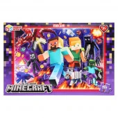 385119 По мотивам Minecraft. Пазлы в коробке 160 деталей. 285х190х33 мм. Умные игры в кор.12шт - КОЛОРЛОН ВТД Новосибирск