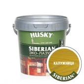 HUSKY SIBERIAN «Эко-Лазурь для дерева» полуматовая калужница (сосна) (0,9л; 6шт) - КОЛОРЛОН ВТД Новосибирск