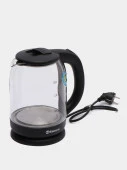 SAKURA чайник электр SA-2709SPBK SUPER PROMO (1.8) стекл чер точечн.подсв - КОЛОРЛОН ВТД Новосибирск