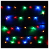 Гирлянда для улицы 20 м, 240 ламп LED, Мультицвет, 8 реж, черн.пров., с соед.183-177 - КОЛОРЛОН ВТД Новосибирск