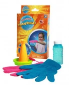 Т586741toy Прыгунцы, эластичные мыльные пузыри, 2 перчатки, ёмкость для раств., рожок, палочка для м - КОЛОРЛОН ВТД Новосибирск
