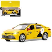 JB1251482 Яндекс Go машинка металлическая, 1:32 Toyota Camry, цвет желтый, инерция, свет, откр. двер - КОЛОРЛОН ВТД Новосибирск