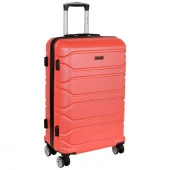 РР5631 (3-ой) Pink розовый (24") пластик ABS чемодан средний - КОЛОРЛОН ВТД Новосибирск