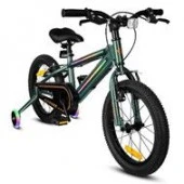CR-B2-10FULED16GN Велосипед 2х кол. CITYRIDE, сталь,кол.ал.16",v-brake тор,подсв,бал.кол,зеленый - КОЛОРЛОН ВТД Новосибирск