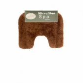 Коврик для унитаза Lux Border ПЛЮШ 45*55 Brown коричневый - КОЛОРЛОН ВТД Новосибирск